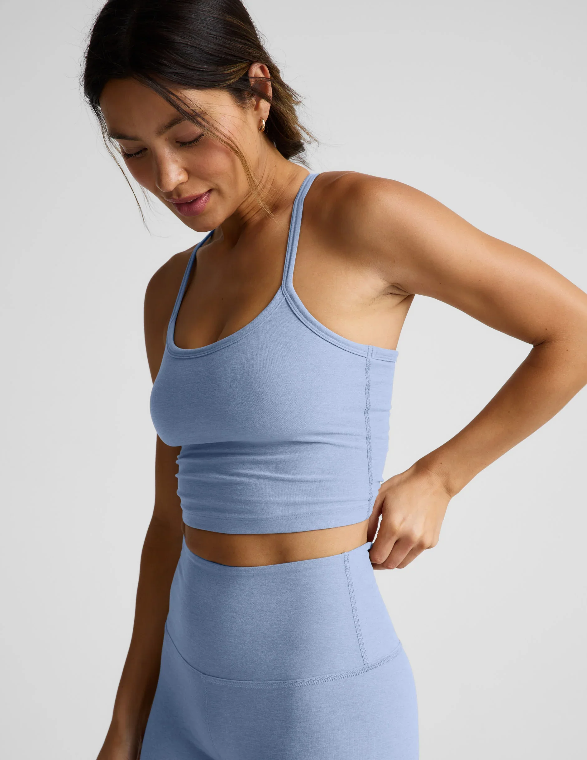 Spacedye™ Slim Racerback Cropped Tank