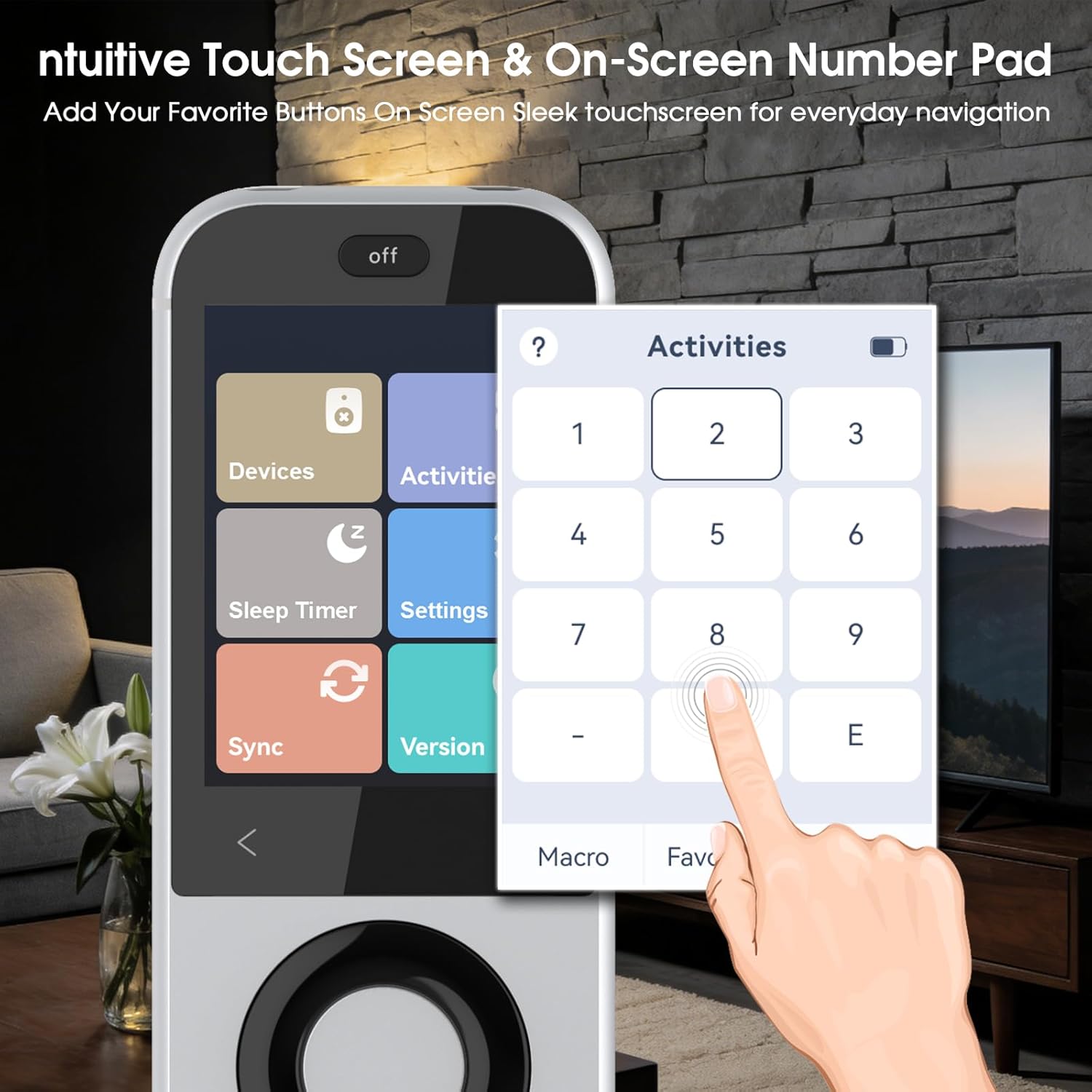 SofaBaton X2 Universal Remote with Touchscreen  All in One Universal Remote Control with Powerful Hub  One-Touch Activities  Custom APP  Compatible with Alexa&Google Assistant&Home Assistant