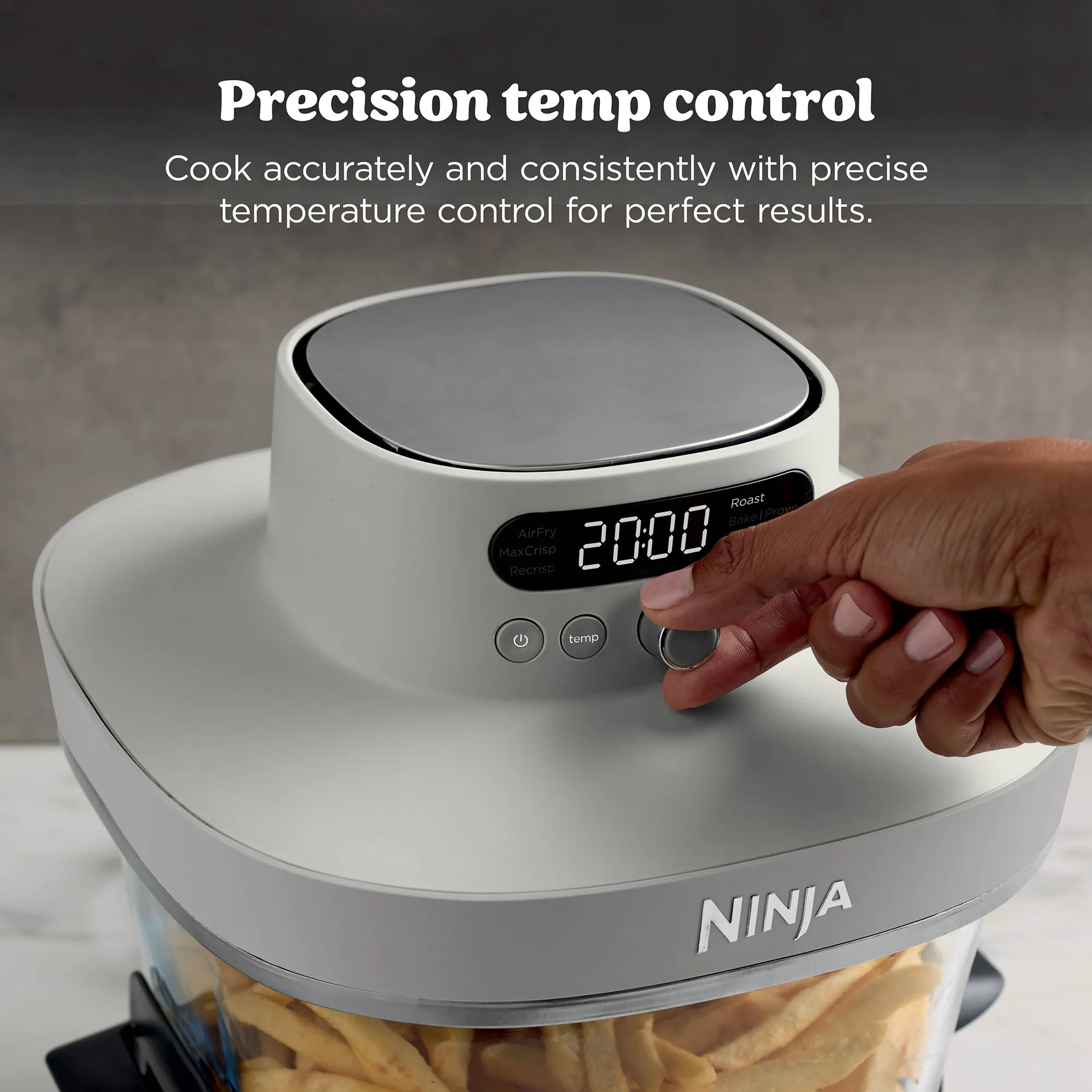 Ninja Crispi Pro 6-in-1 Countertop Glass Air Fryer
