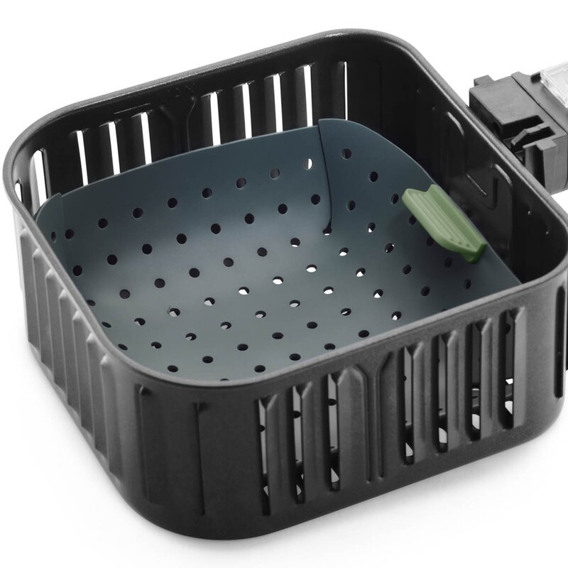 Silikonmatte til airfryer 22,5x22,5 cm grå