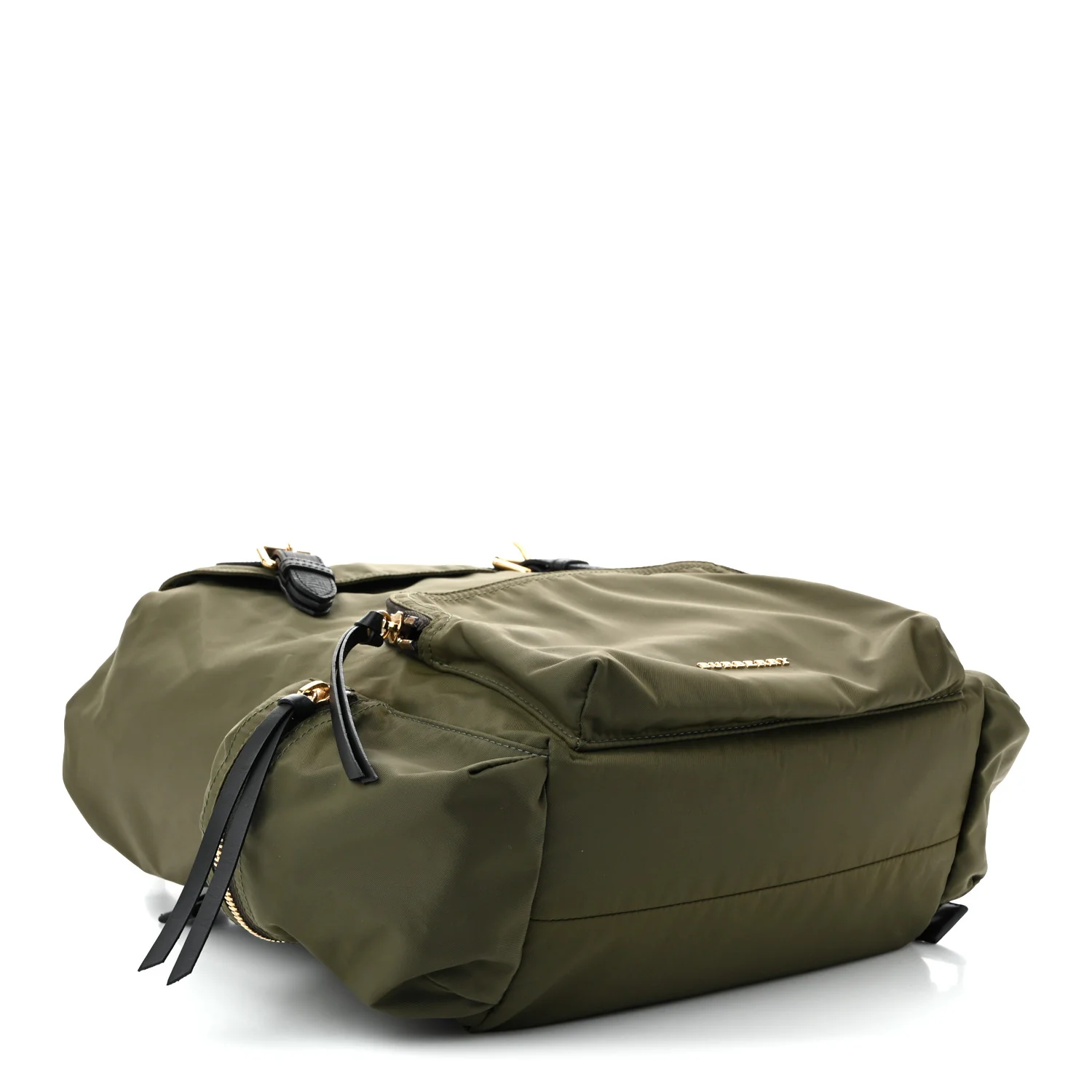 Nylon Large Rucksack Backpack  Canvas Green