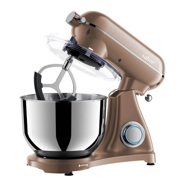 Ultimate kjøkkenmaskin 6,5L 1800W med kobling lys brun/frostet