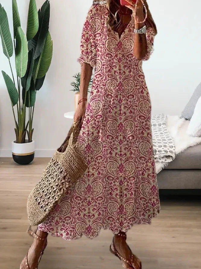 Robe d'été Chic Femme en Tissu Respirant - Élégante et Aérée