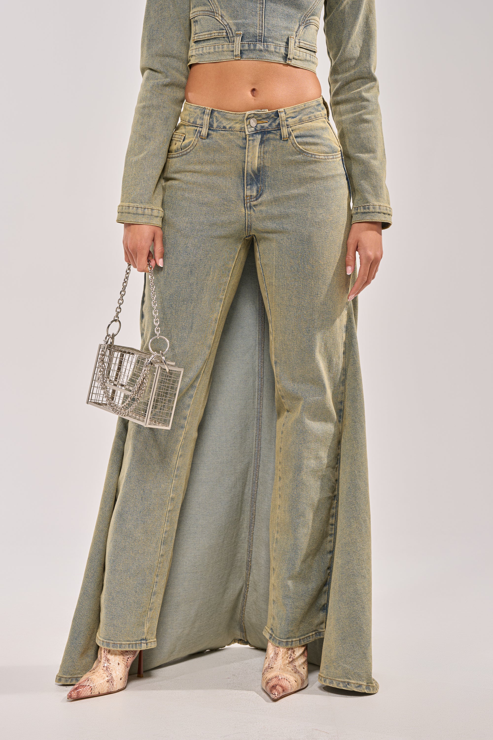 BIG STEPPER DENIM PANT - Akira Store