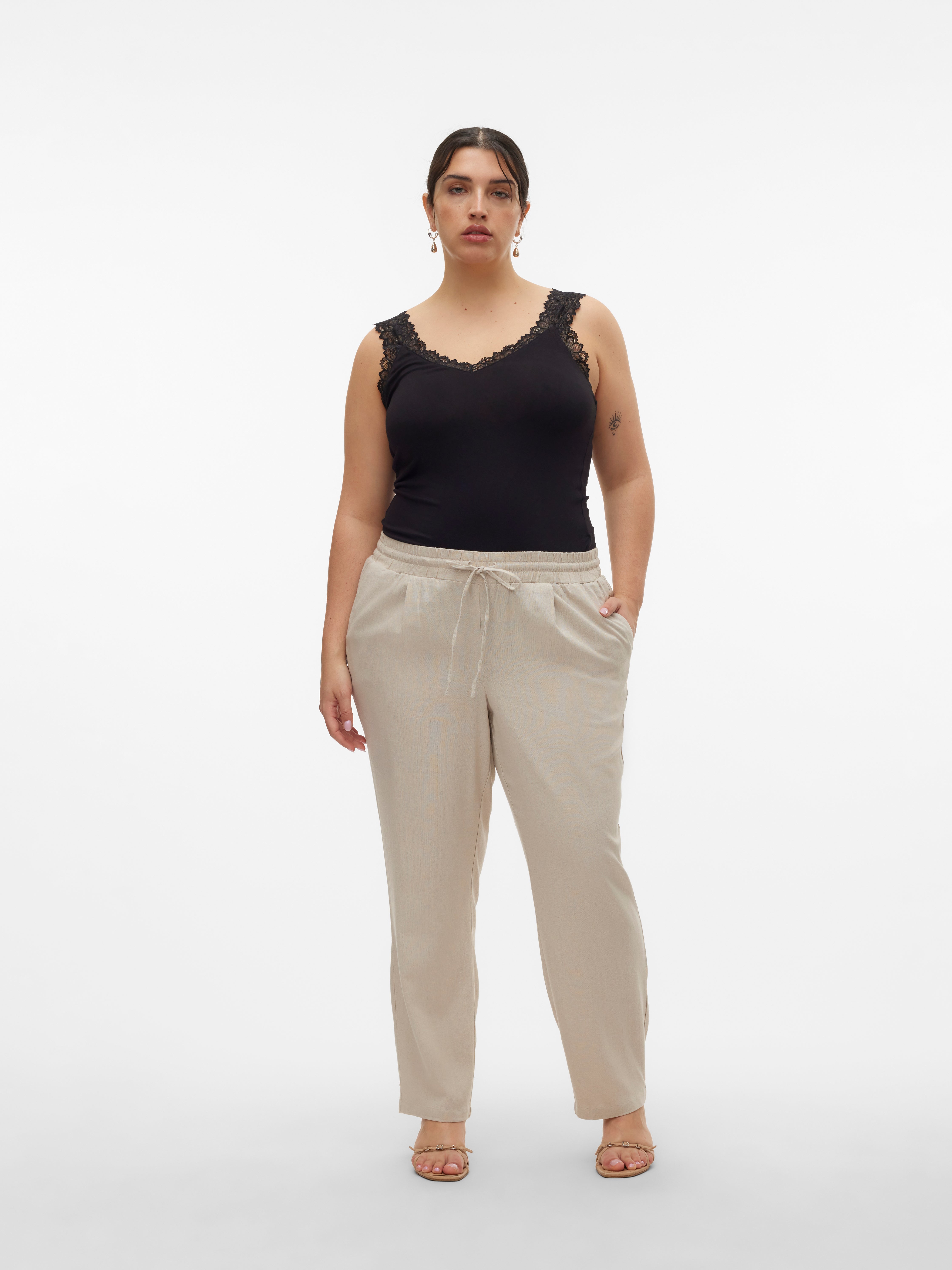 VERO MODA® VMCJESMILO Mid waist Trousers