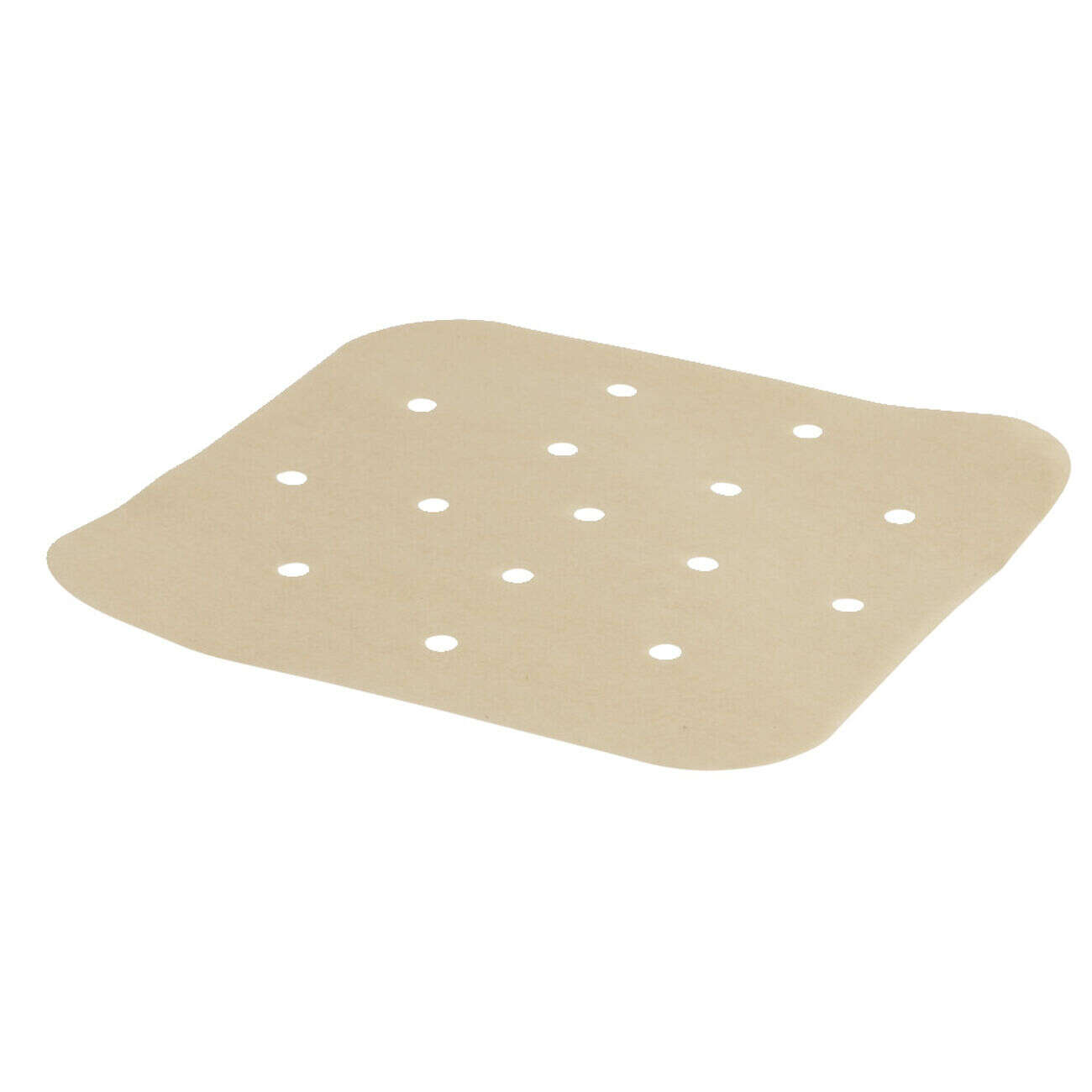 Papier cuisson perforé pour friteuse sans huile 25 feuilles 19x19cm