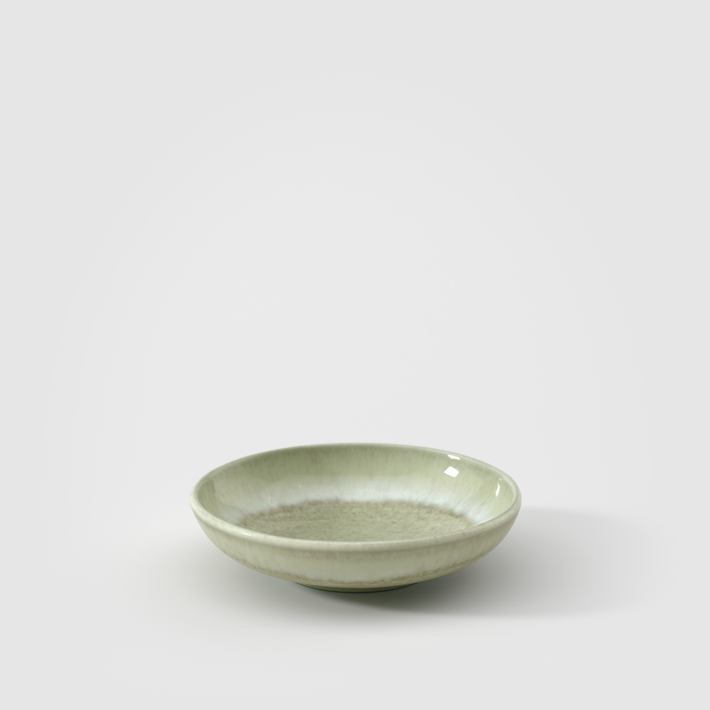 Perlemor Dipping bowl - Green, 2.8 oz, Premium Porcelain