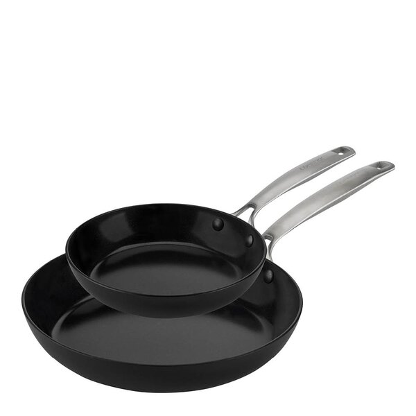 Element stekepannesett 2 deler 20 + 28 cm svart