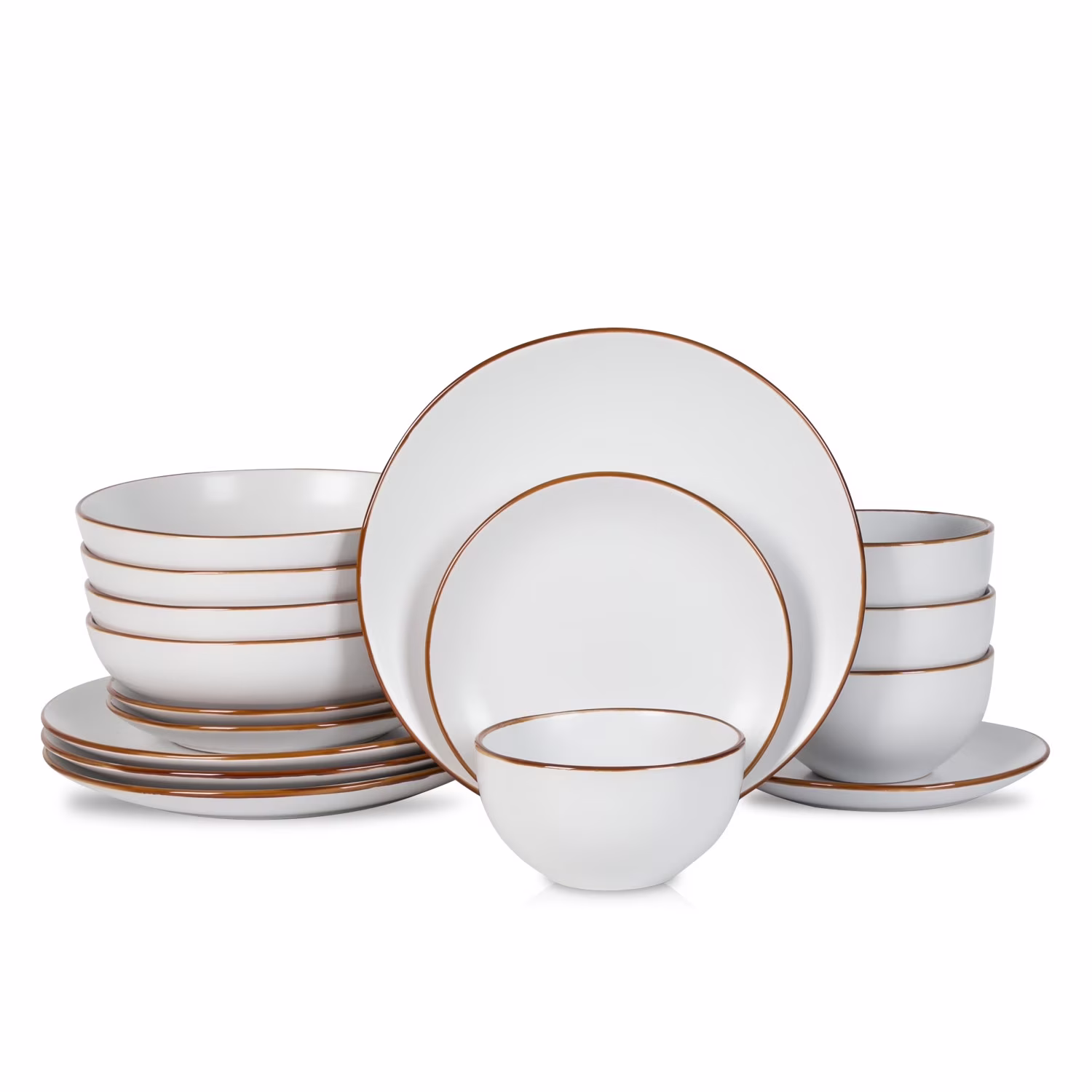 Brasa Stoneware Collection Dinnerware Set, 32 Piece Service for 8, Blue(Blue/32) Image 9