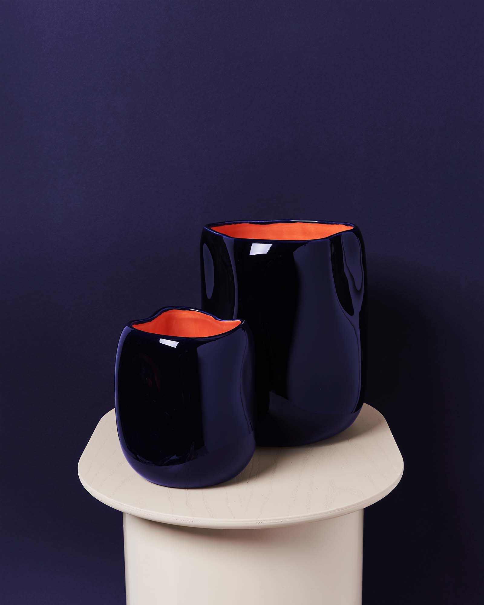 JOÃO - VASE L BLUE CORAL
