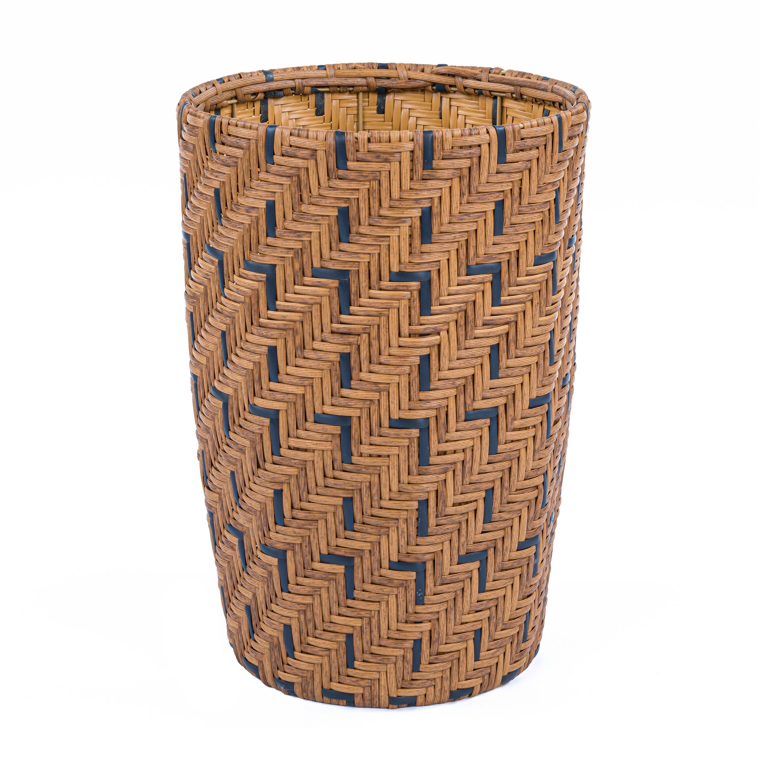Herringbone Weave Collection Plant Basket Tall