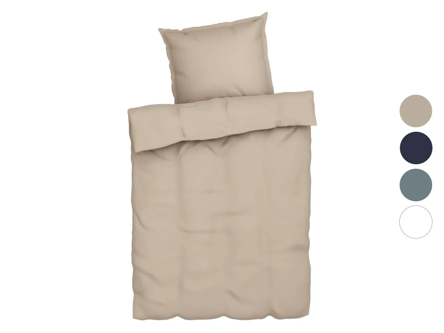 LIVARNO home Parure de lit en satin de lyocell, 140 x 200 cm