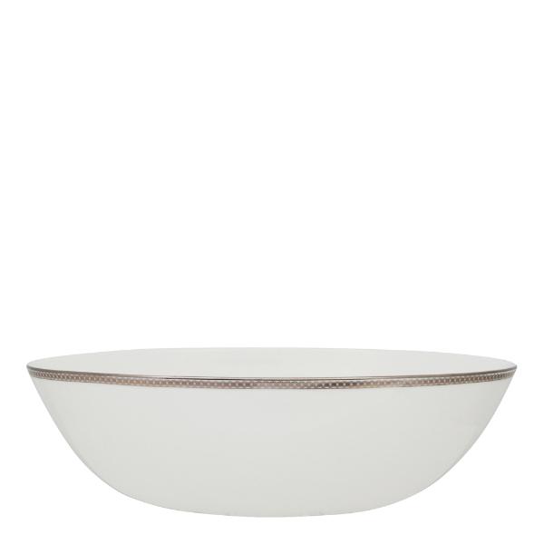 Silver Paisley bolle oval 27,5 cm