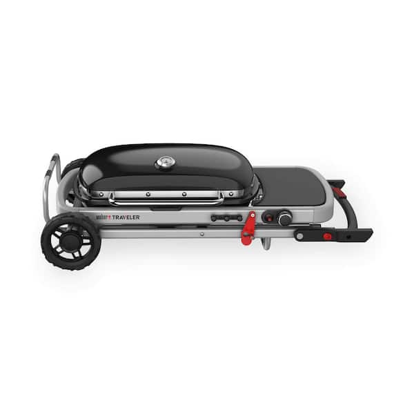Traveler Portable Propane Gas Grill in Black Image 3