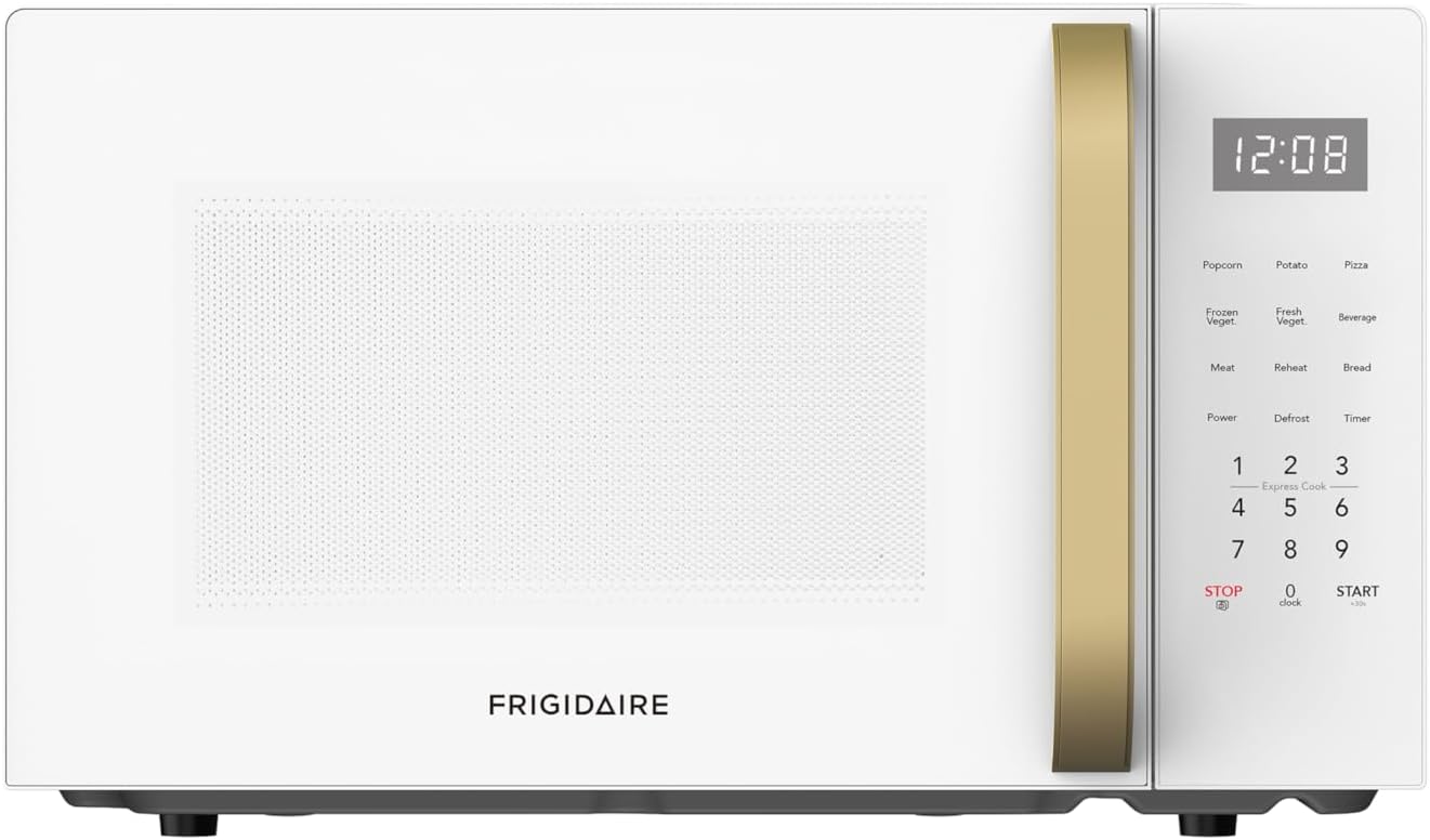 FRIGIDAIRE 1.05 cuft. Retro Microwave, WhiteGold