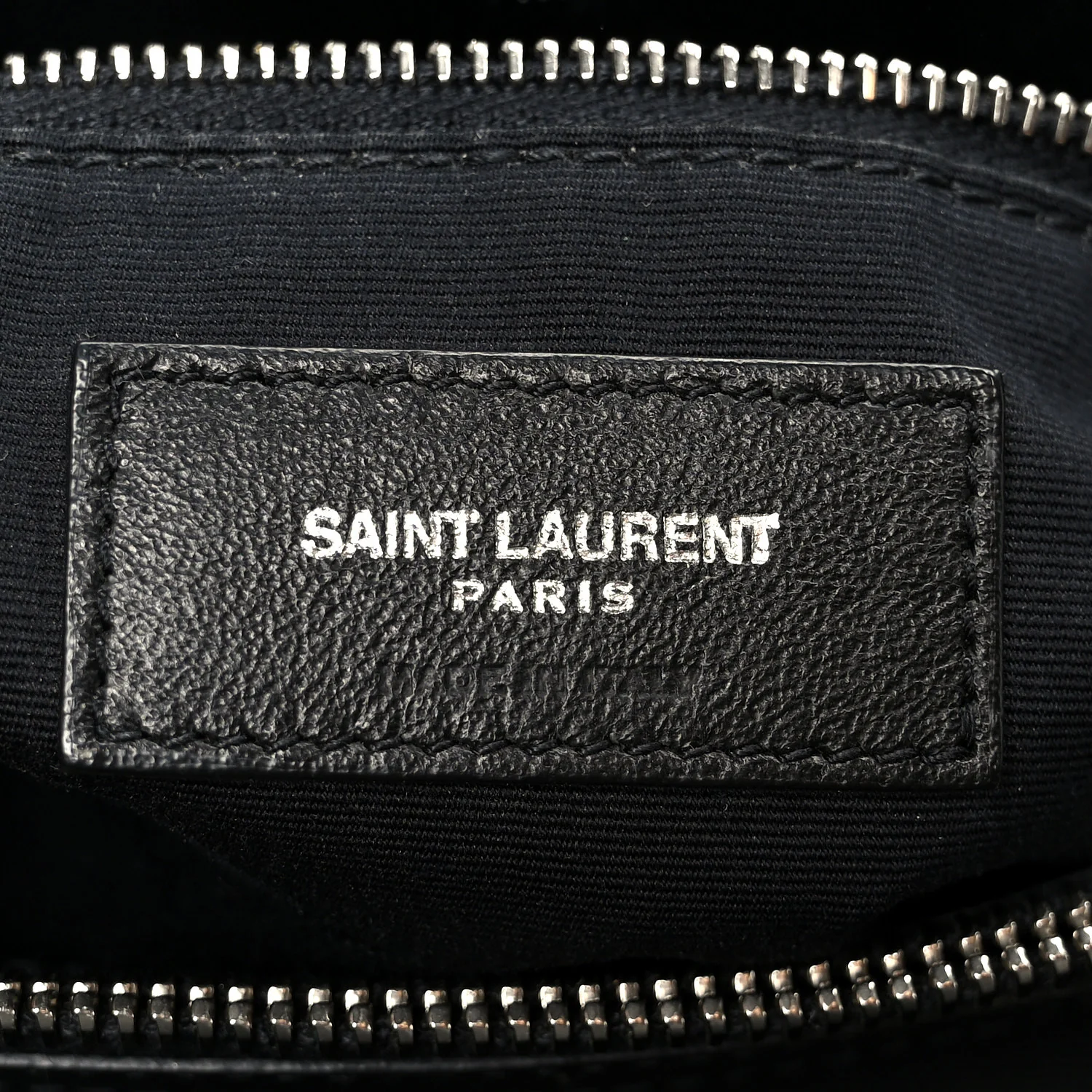 Calfskin Y Quilted Monogram Medium Loulou Chain Satchel Black