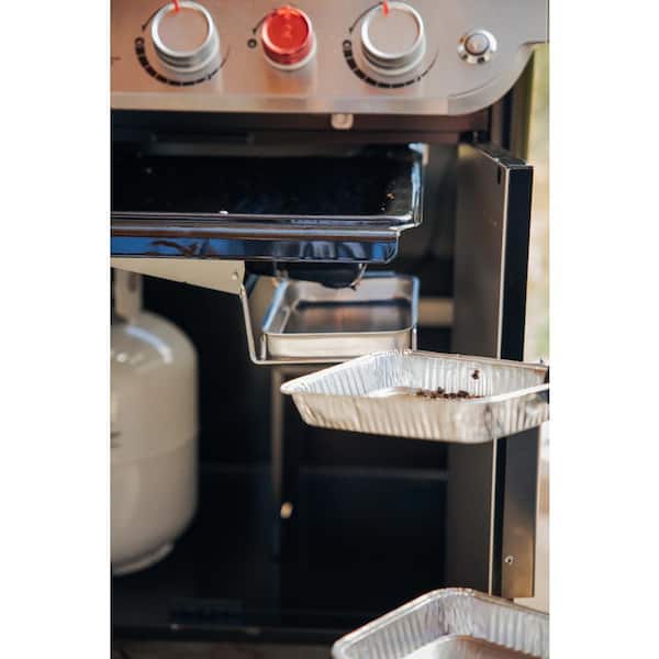 Genesis E 325s 3 Burner Propane Gas Grill in Black with Built In Thermometer Image 9