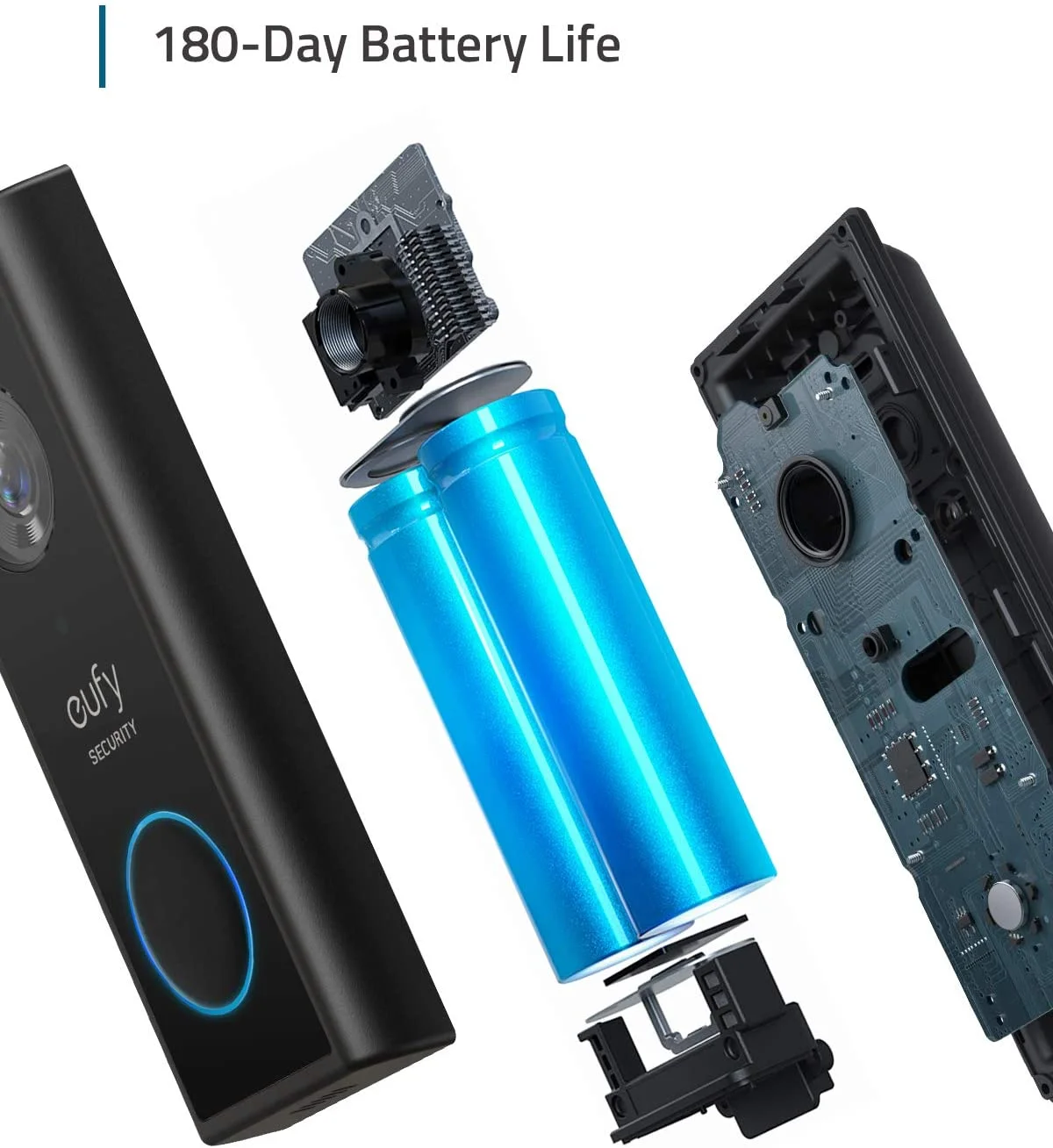 Security, Wireless Video Doorbell (Battery-Powered) with 2K HD, No Monthly Fee, On-Device AI for Human Detection, 2-Way Audio, Simple Self-Installation(Black) - Image 2