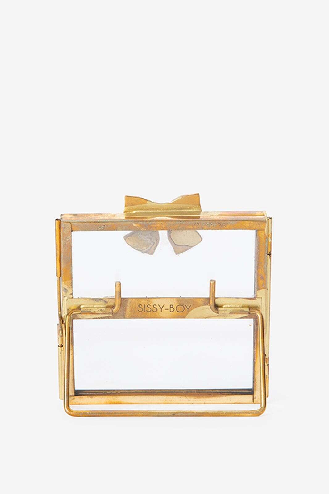 Goudkleurig fotolijstje met strik