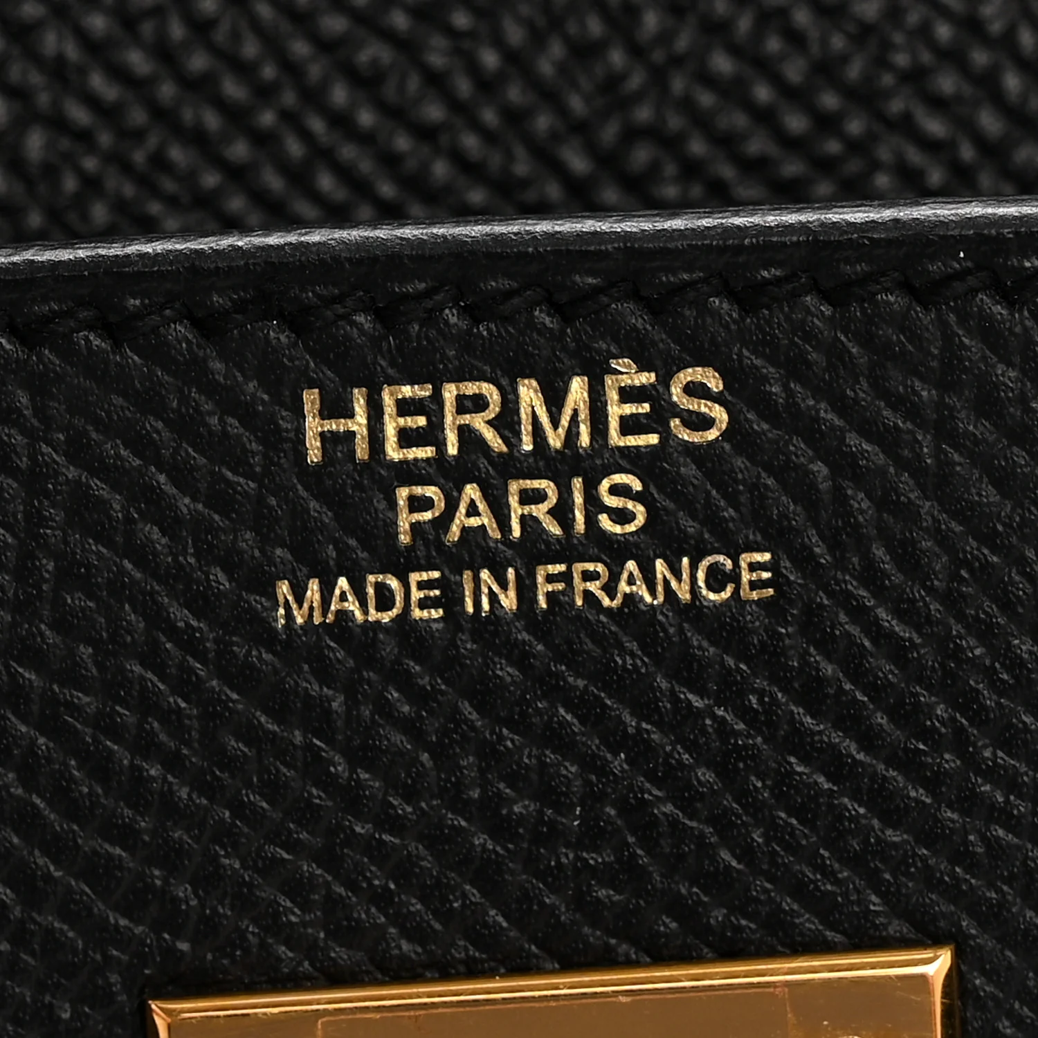 Epsom Birkin 30 Black