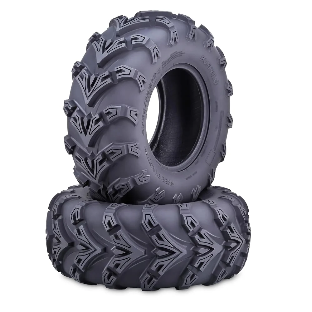 Free Country ATV Tire 26X10R12 8PR Radial Buffalo Mud Zest MT 10625 Set2