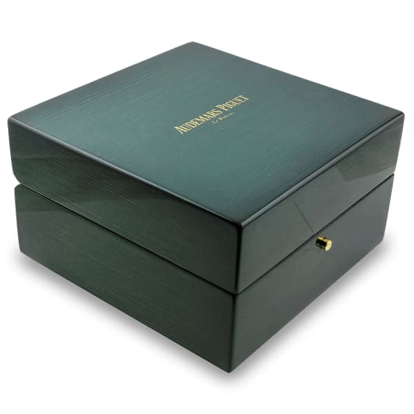 [Super Clone]Audemars Piguet Royal Oak Extra-Thin The Hour Glass, 39mm green dial, Yellow Gold Watch