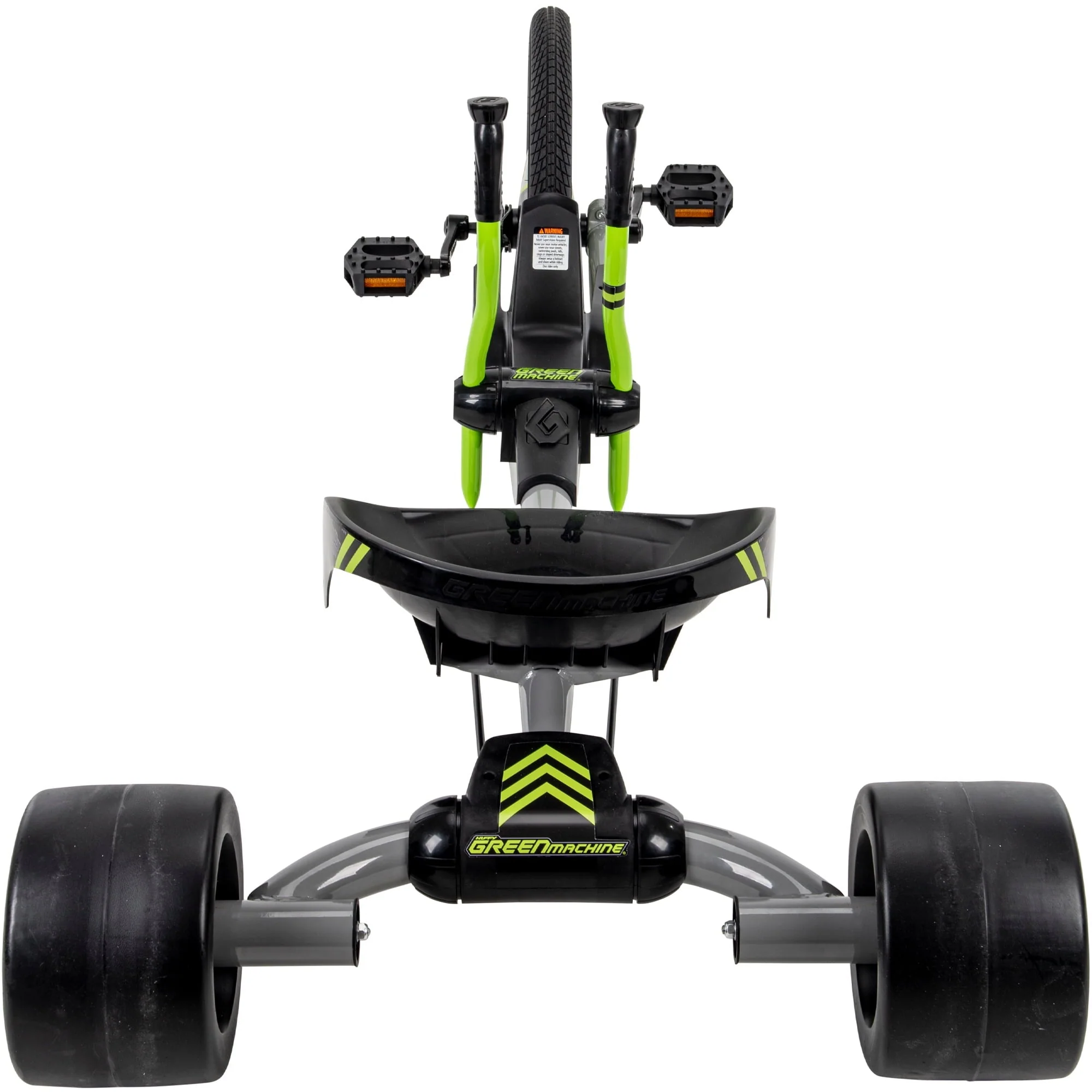 Green Machine 20-inch 3-Wheel Tricycle in Green and Gray - Image 6