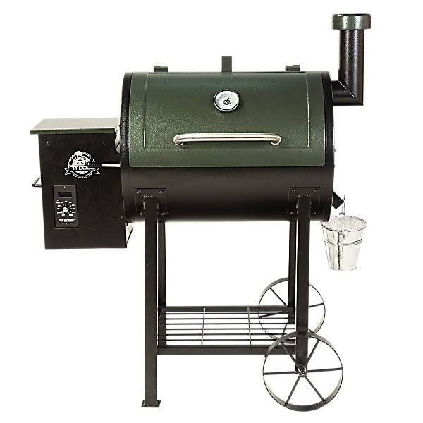 Pit Boss Pellet Grill in Green | Versatile Outdoor Cooking