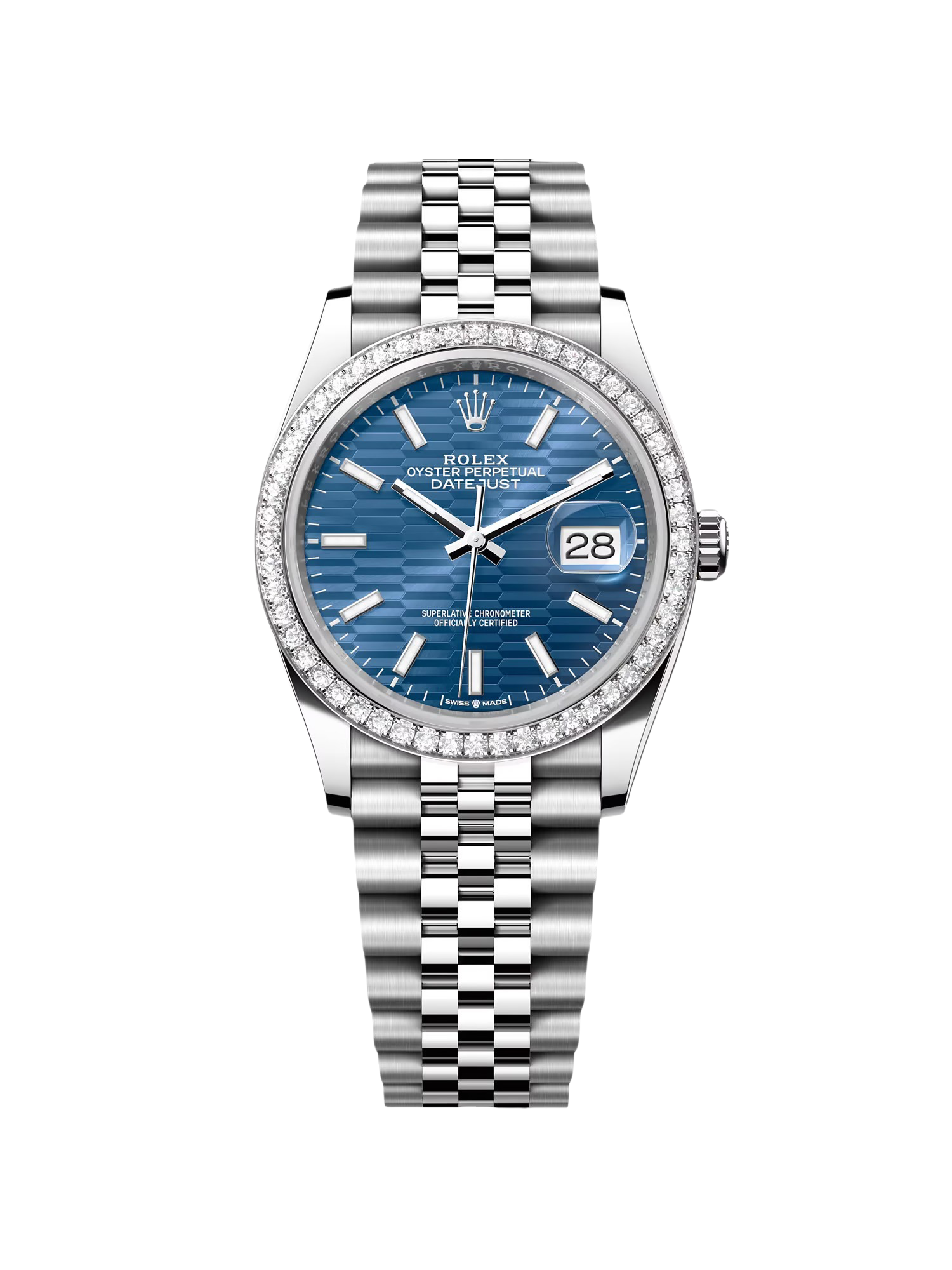 【Super Clone】RLX  Datejust 36mm 126284 Blue Dial Jubilee Bracelet