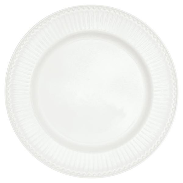Everyday Alice tallerken 26,5 cm white