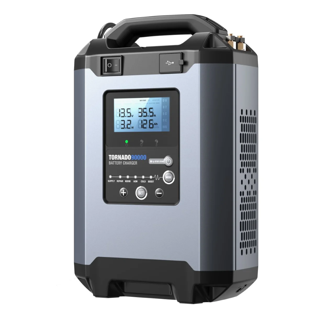 Topdon Tornado90000 - 90A Stable Power Supply & Smart Charger 12V/24V