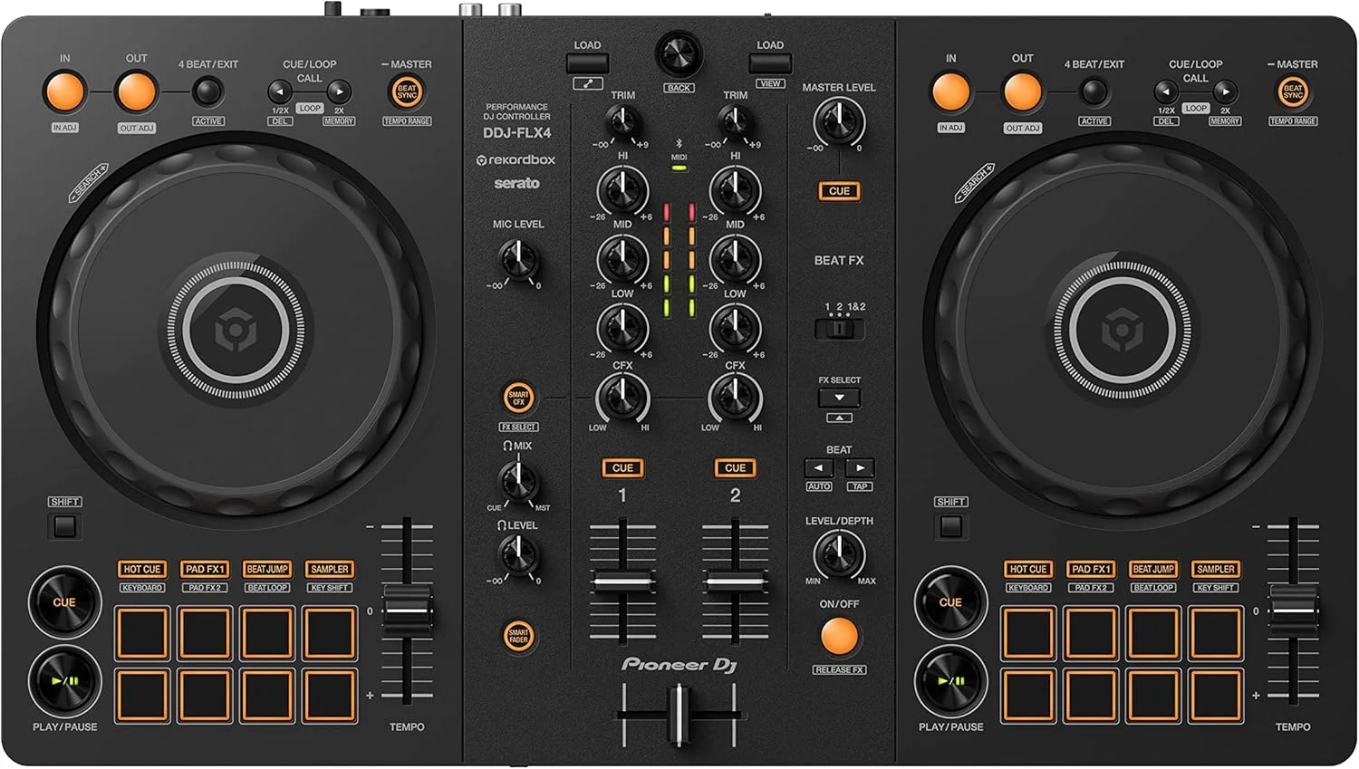 DJ 2-Deck Controller –Graphite - graphite811293