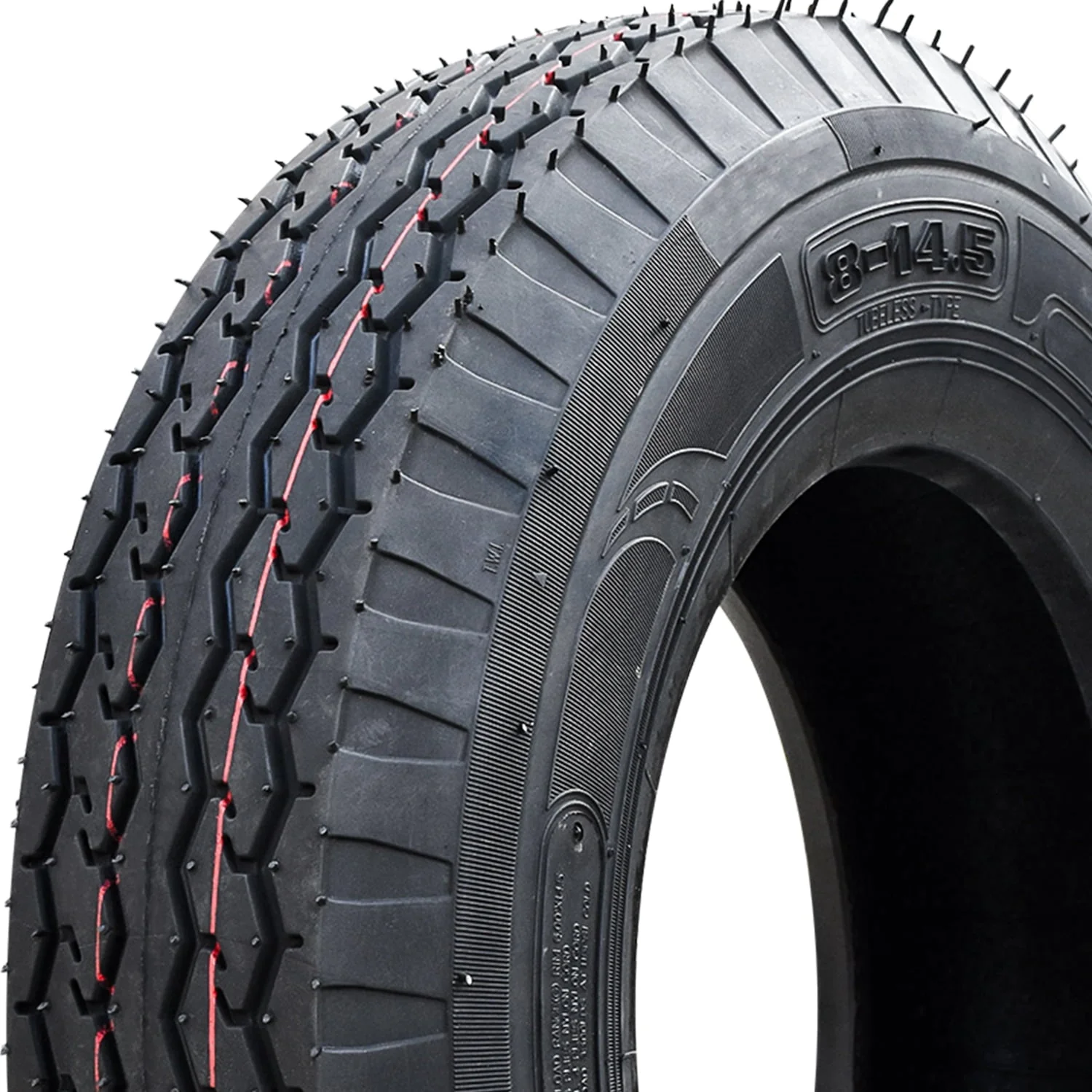 Set of 4 (FOUR) Nama NM519 ST 8 - 14.5 Load G (14 Ply) Heavy Duty Mobile Home Trailer Tires