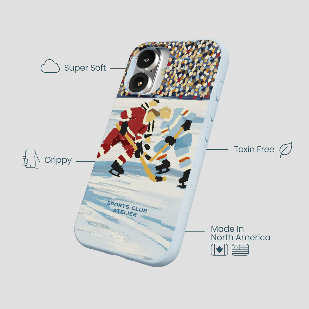 Powder Blue The Face Off iPhone 16 Case