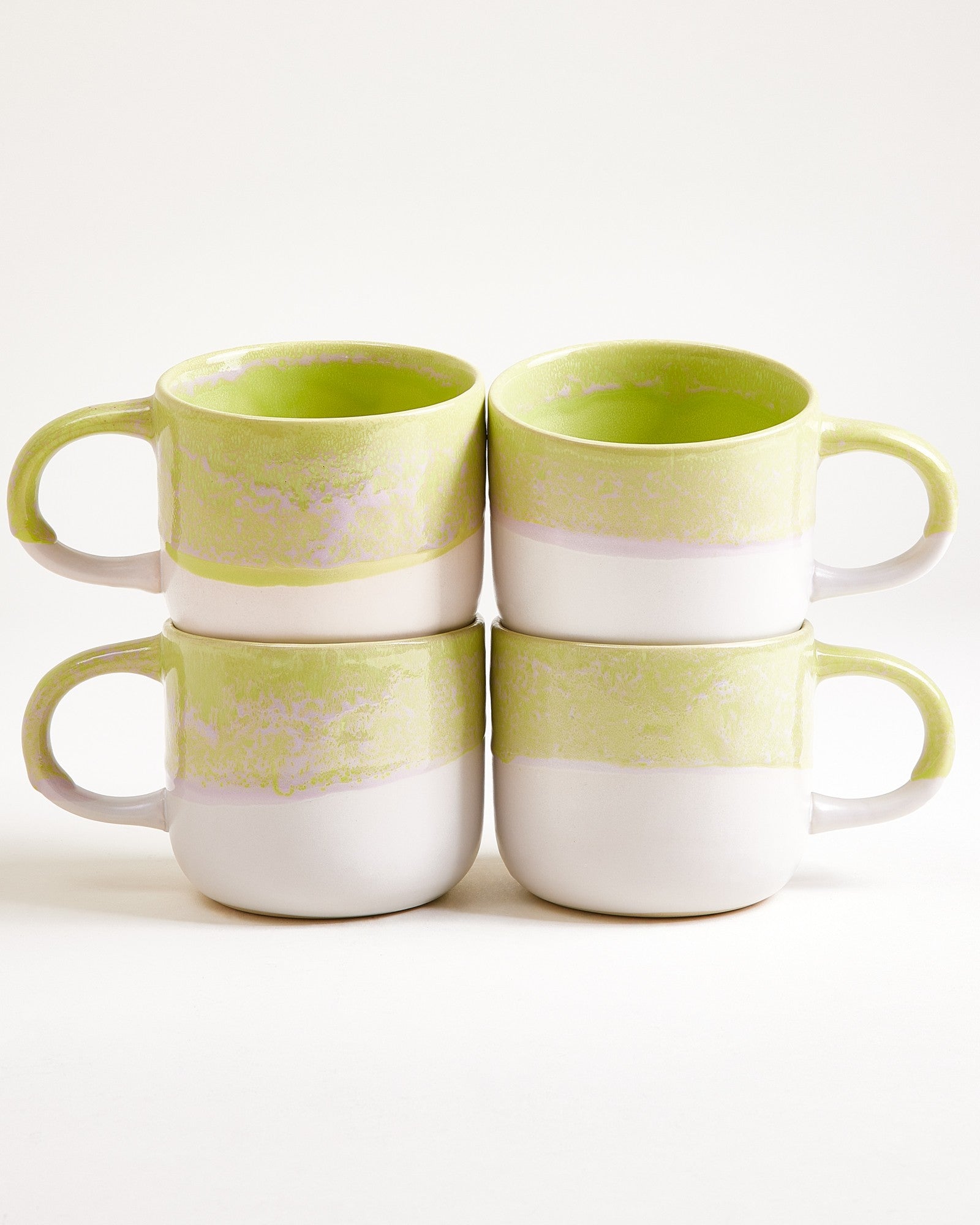 COIMBRA - TEA MUG LIME SET OF 4