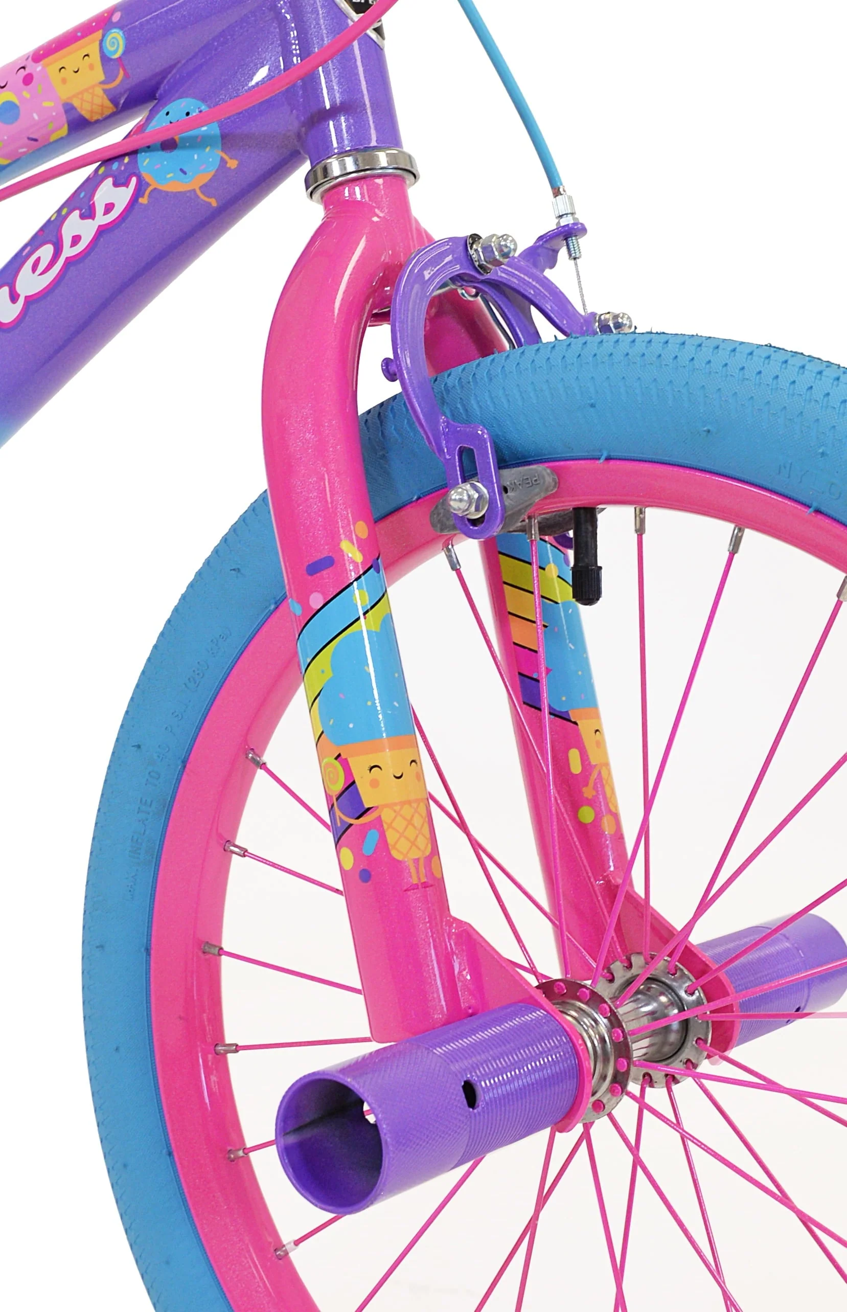 Bicycles 18" Sweetness Girls Child Bike, Purple/Pink/Blue Image 3