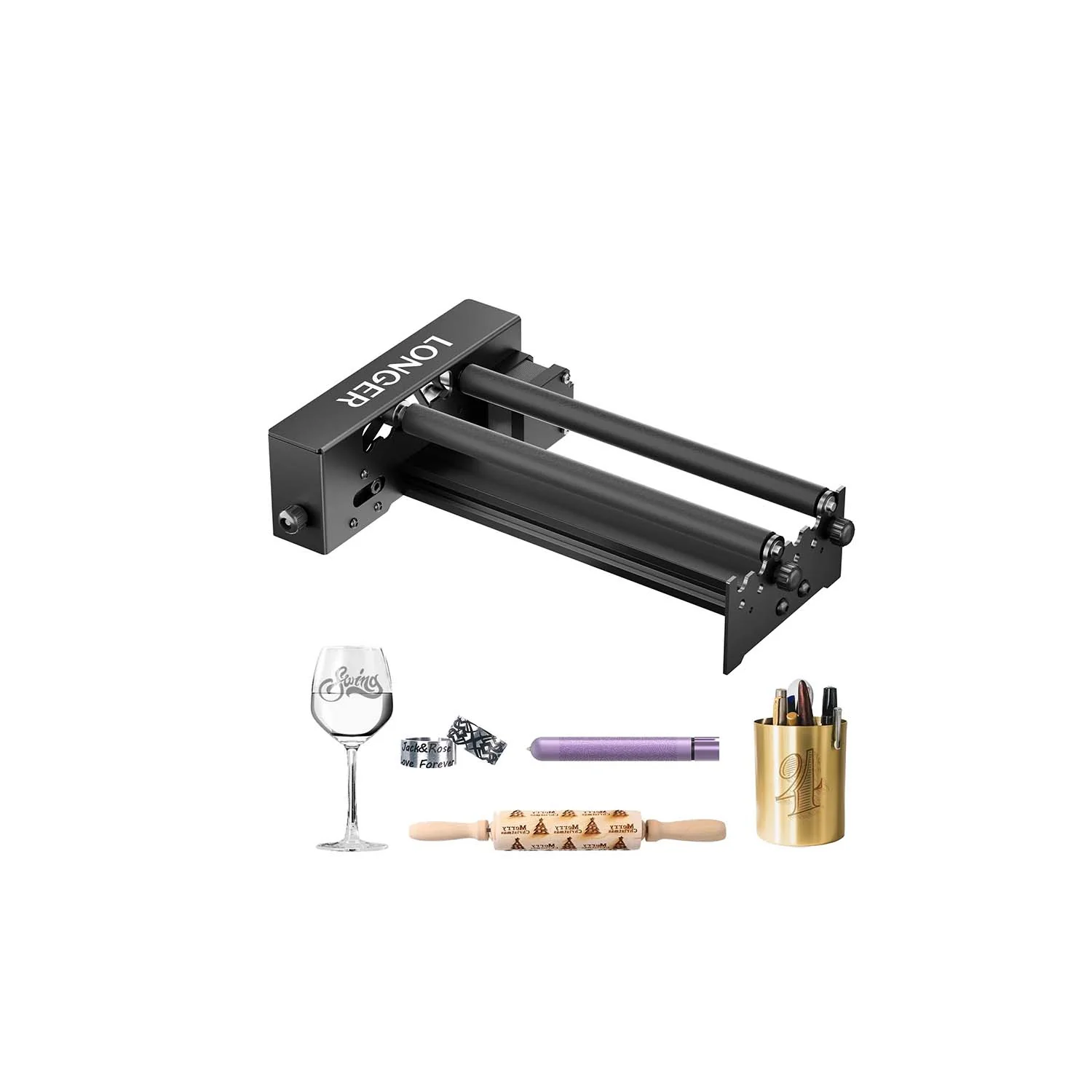 Rouleau rotatif laser