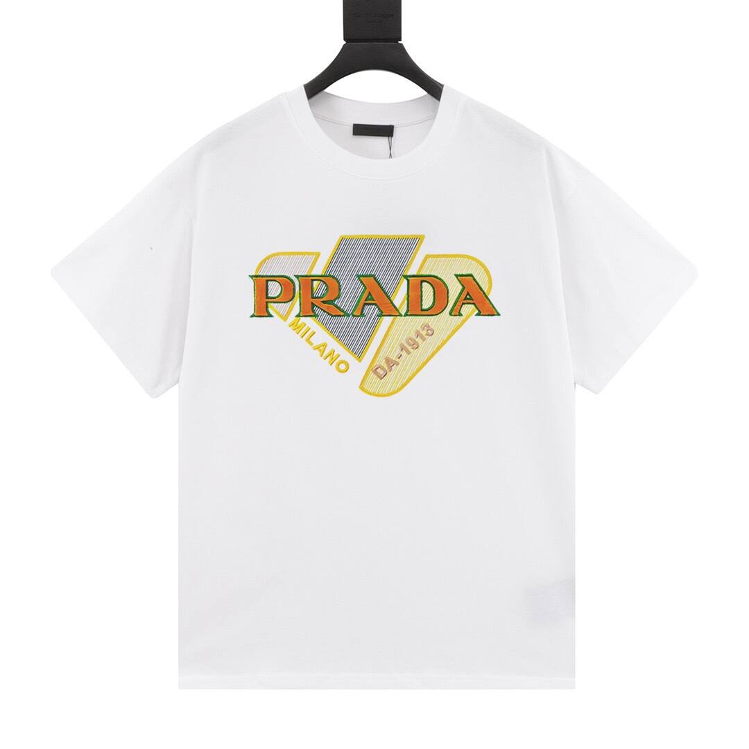 【PRADA 公式旗艦店】プラダ Tシャツご好評に付き再入荷！半袖Tシャツ