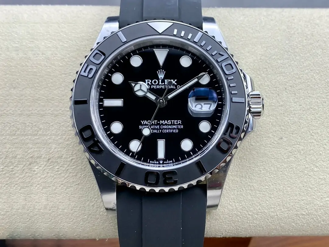 Rolex Yacht Master M226659-0002 Clean Factory Black Strap