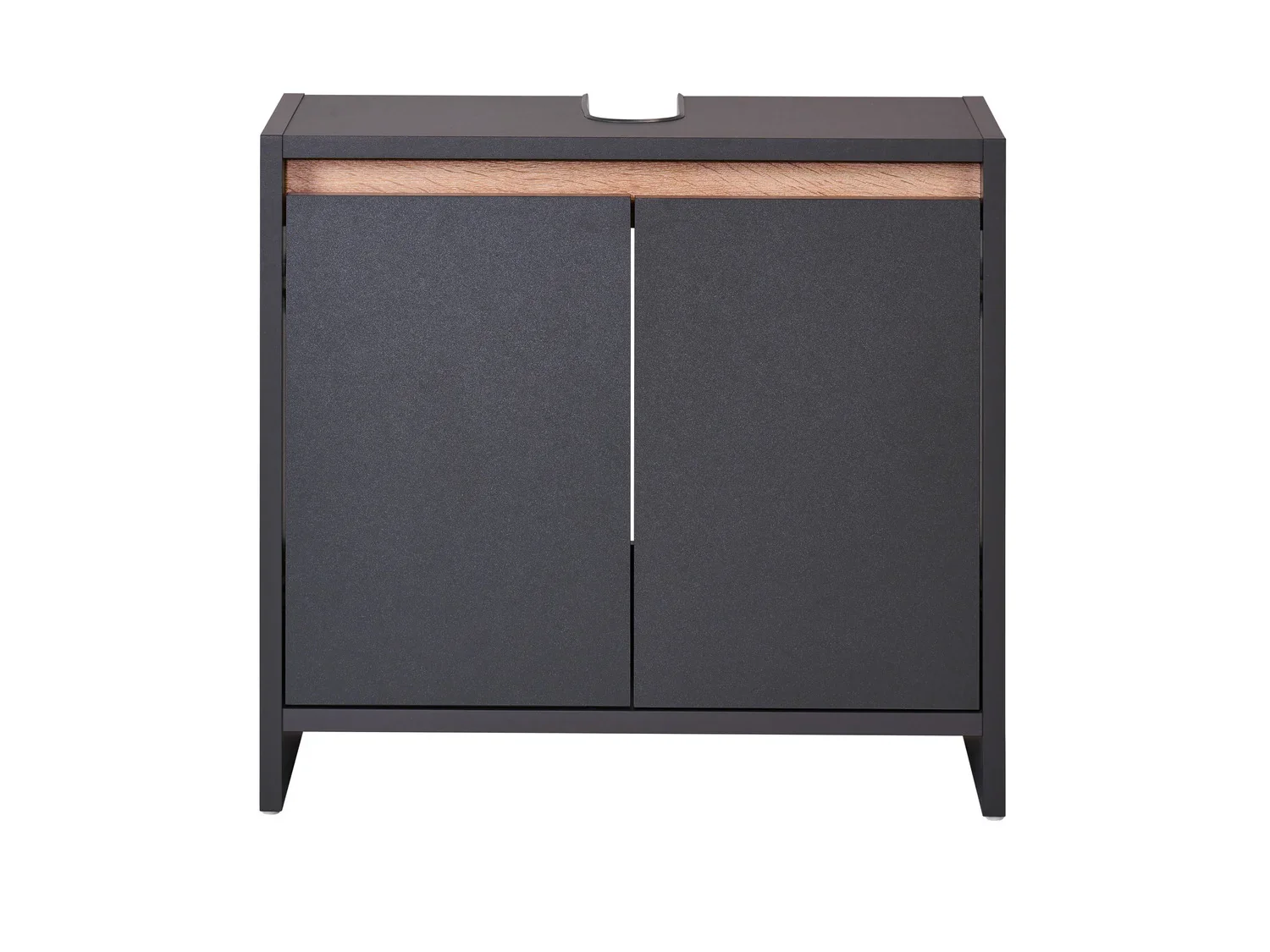 LIVARNO home Meuble sous-vasque Oslo, 60 x 55 x 28 cm, anthracite
