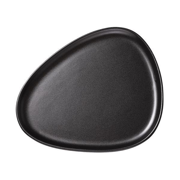 Curve Stoneware middagstallerken 30x26 cm svart