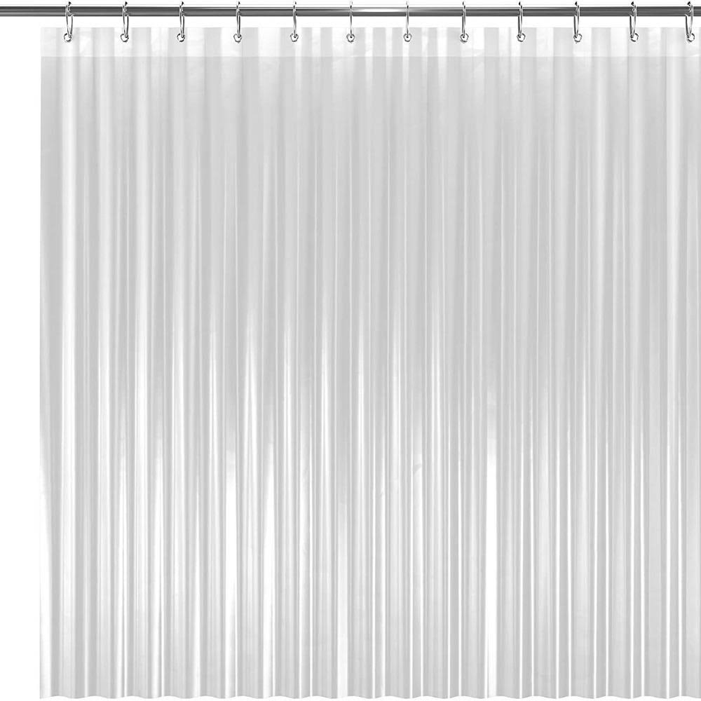 Liba Bathroom Shower Curtain-Liner - Waterproof Plastic Shower Curtain Premium Peva Non-Toxic Shower-Liner with Rust Proof Grommets Frosted 8g Heavy