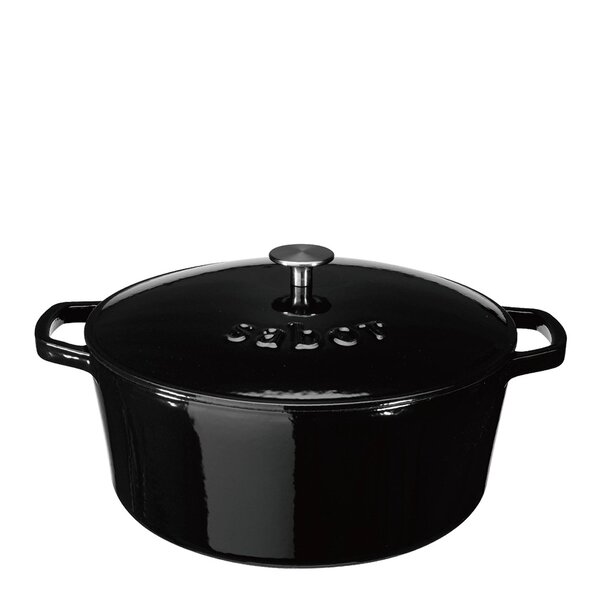 Støpejernsgryte 9,5L svart