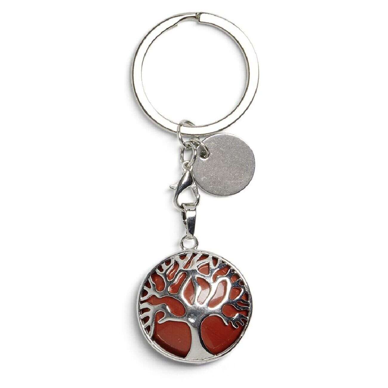 Porte clé avec médaillon arbre de vie - 3 coloris