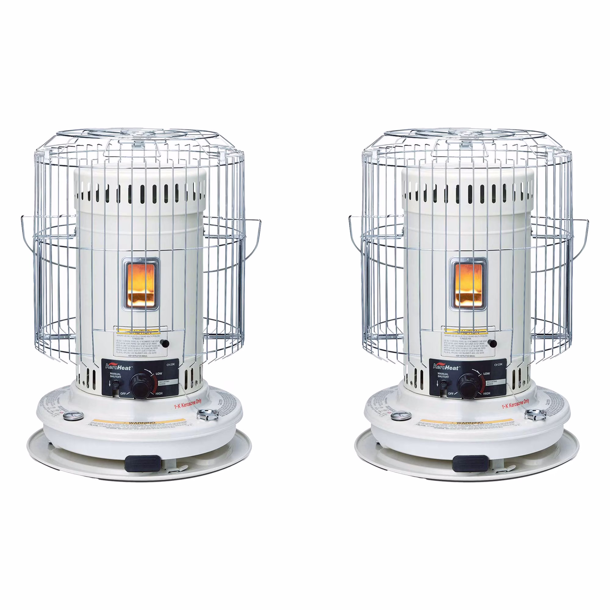 Sengoku Keroheat 23, 500 BTU Portable Convection Keroséne Heater, 2 Pack
