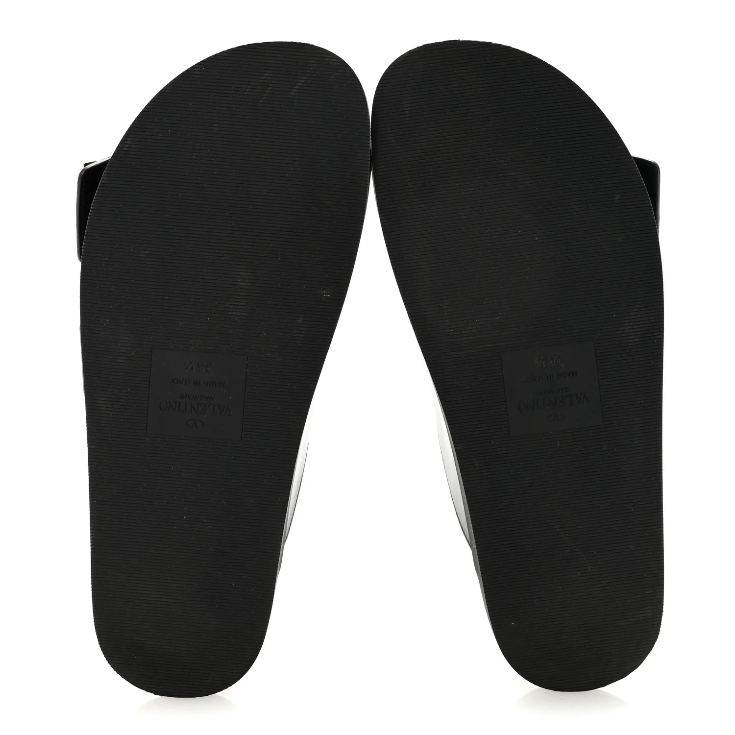 Nappa One Stud Slide Sandals 36.5 Black