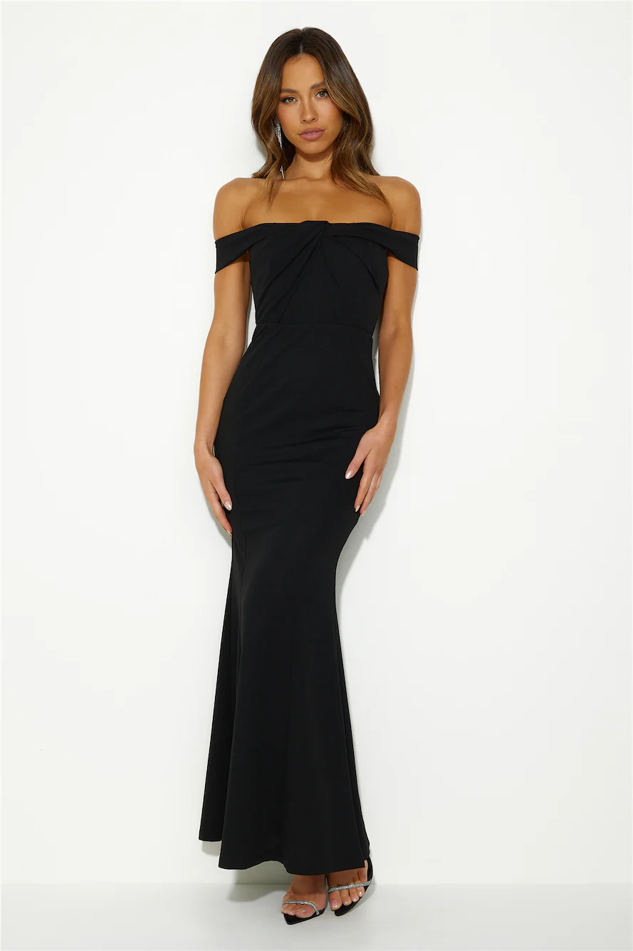 Love Is The Prize Maxi Dress Black
