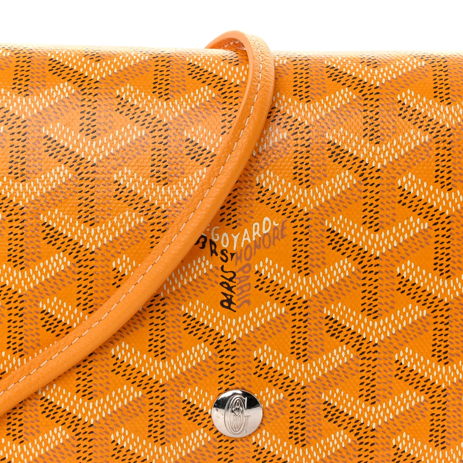 Goyardine Plumet Wallet Clutch Yellow