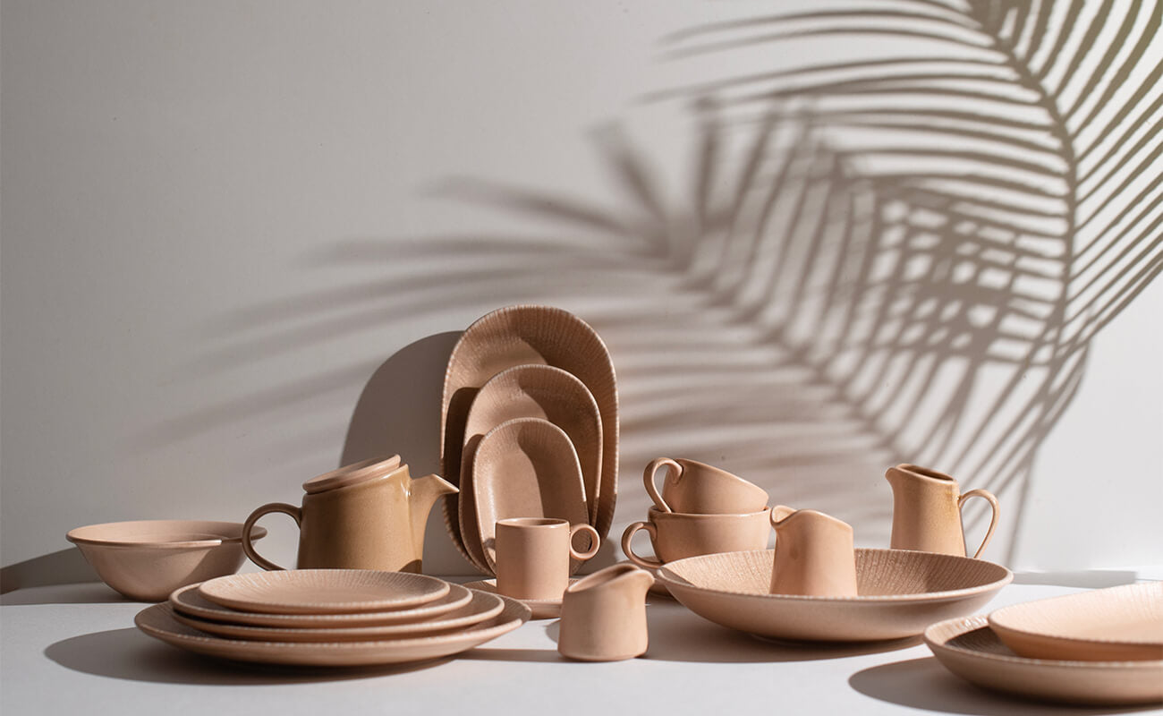 ID Fine Serveerschaal - Adel - Porselein - 23 cm - set van 2