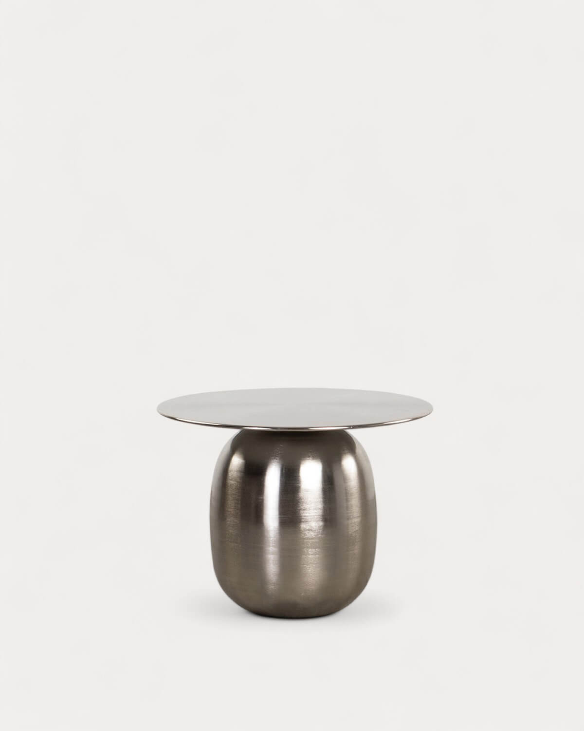 Saik - Mesa de Centro Redonda de Metal (Ø66 cm) Saik